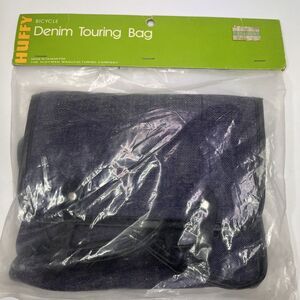 New Vintage Huffy Denim Touring Bag Saddlebag Bicycle Bike